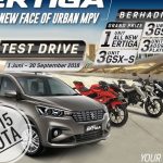 Promo Berhadiah, Test Drive Suzuki All New Ertiga Juni-September 2018